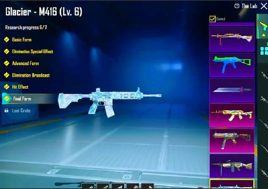 MF 97 20x Gun-Lab 1x Kill SG M416 Glacier Lv6 M762 Starcore Lv1 The Glacier Set The Invaders Set Fiend Huntress Set S4 Faces Unlocked Lunahowl Mask Unl 1x Mythic Backpack Hard Inventory