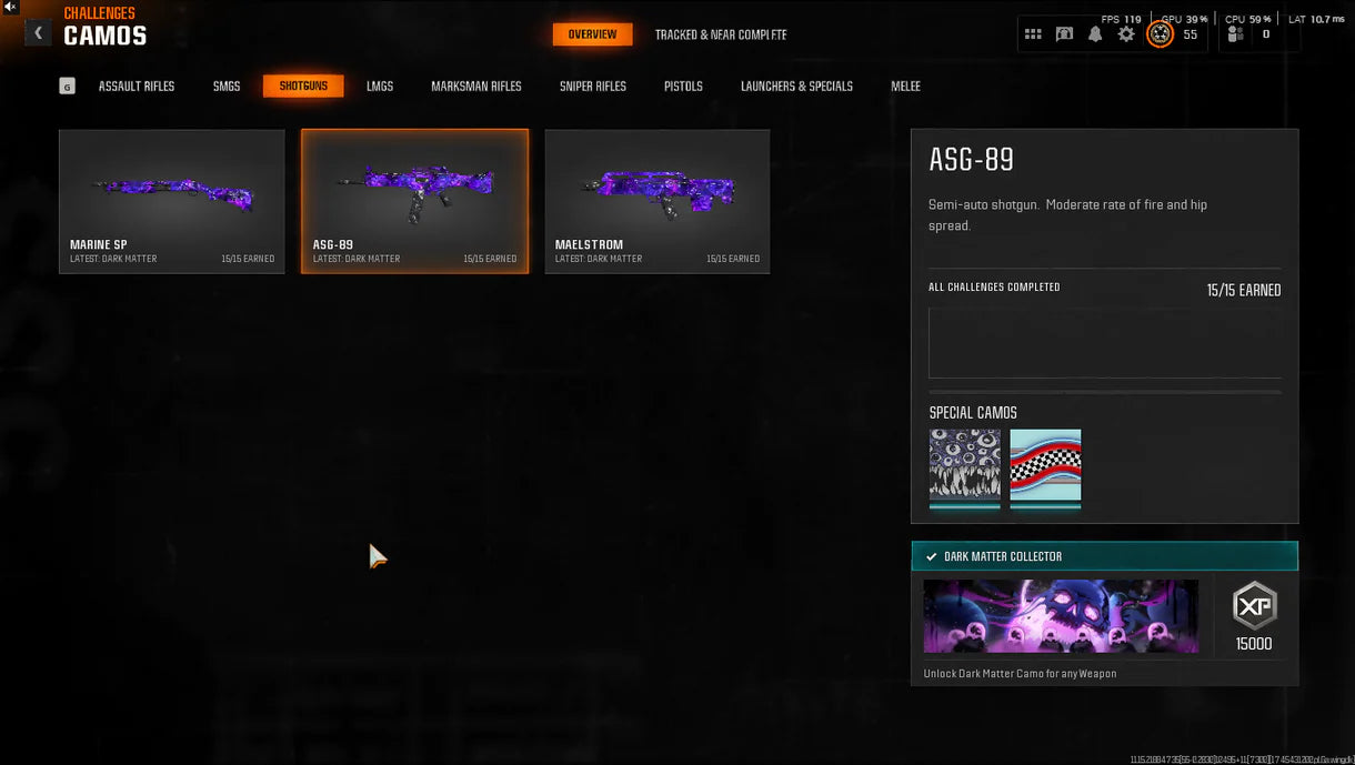 【 Dark Matter + Prestige 1 】 ⚔ All Multiplayer Camos Unlocked ✨ Prestige 1 Ready ⚡ Dark Matter Legit Unlocked on all 33 Black Ops 6 Guns ⚡ Linkable to STEAM / BNET / XBOX / PSN