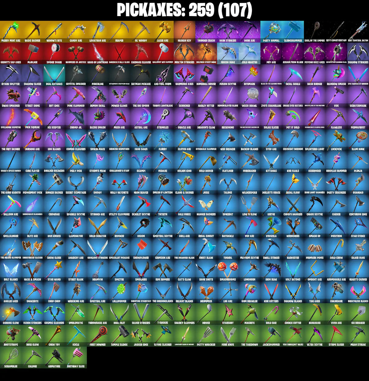 (PC/PSN/XBOX) 675 VB) 410 SKINS / DARK VERTEX / TRAVIS SCOTT / ASTRO JACK / GOLD MIDAS / FISHSTICK (WORLD CUP) / GOLD BRUTUS / OG PARADIGMA /