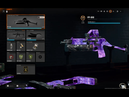 Dark Matter + Level 55 】 ⚔ All Multiplayer Camos Unlocked ✨ Prestige 1 Ready ⚡ Dark Matter Legit Unlocked on all 33 Black Ops 6 Guns ⚡ Linkable to STEAM / BNET / XBOX / PSN