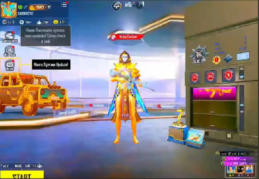MF 72 Iridescne Lv1 14x Gun-Lab 2x Kill Msg M416 Glacier Lv5 AKM Wandring Tyrant Lv4 Dystopian Survi Set The Glacier Set Titre de Conquérant Casque de Glacier Masque de Tyran aviaire Inventaire dur