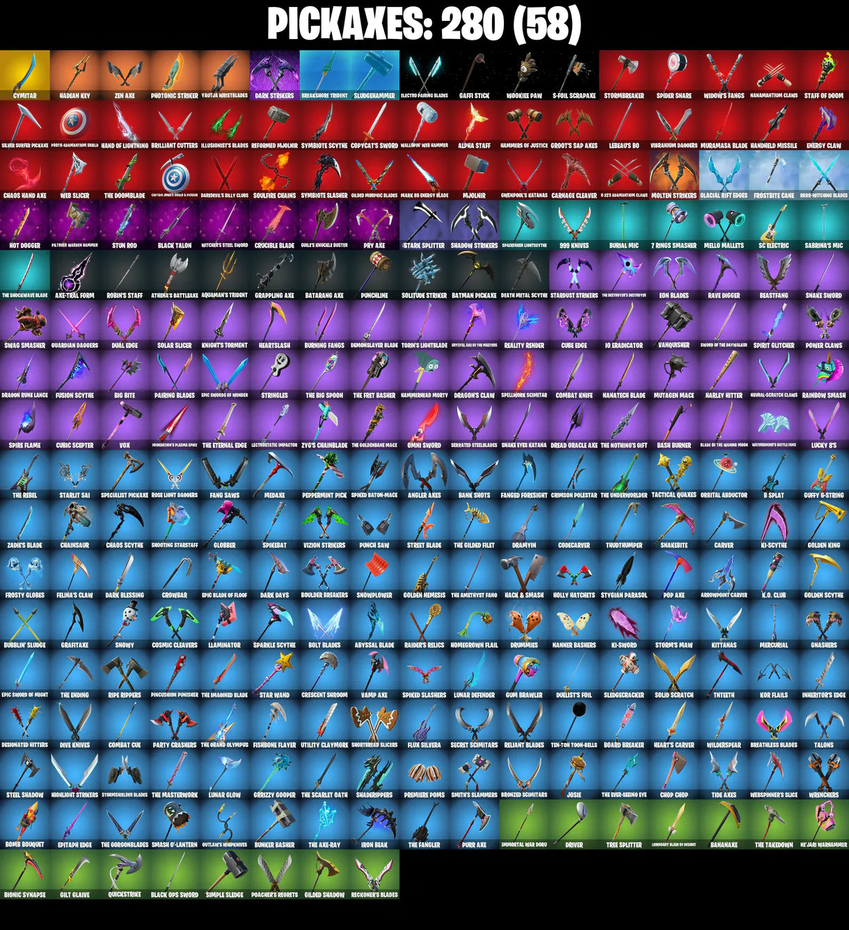 PC/PSN/XBOX |343 جلود | ترافيس سكوت | إيدي بروك | جولد ميداس | جولد بروتوس | جون ويك | جريند | سولتورا | كاربون كوماندو | #B425