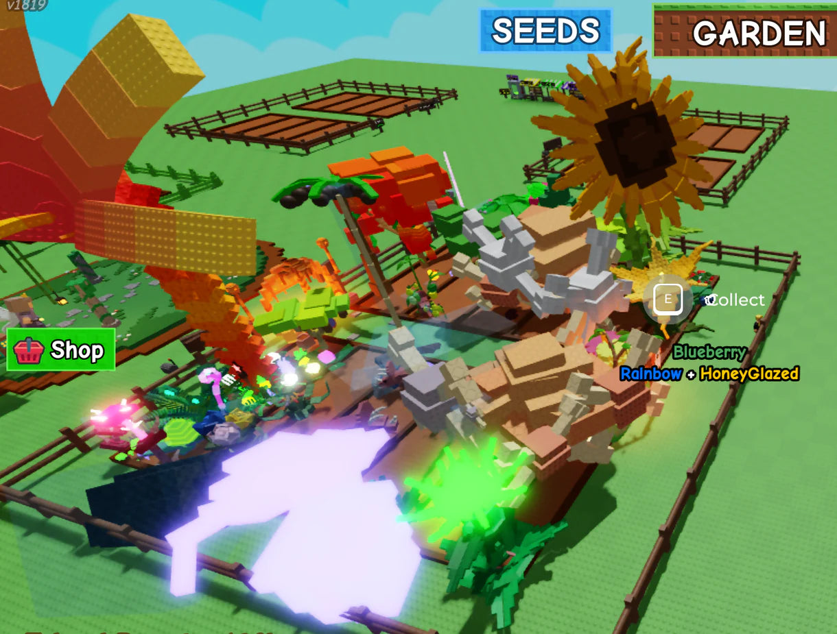 ✅ Bone Blossom Tree x2 + Sunflower Tree x2 + Honeysuckle Tree + Moon Melon Tree | Huge Animal Collection | Massive Seed Variety | 5.5B+ Coins