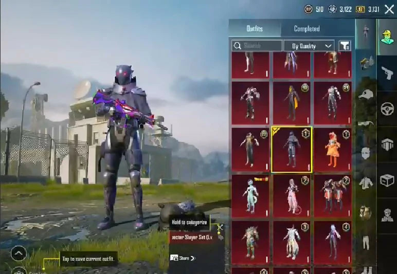 Anukhra Xsuit 5 ? 3 x Ensembles de momie 3 x Ensembles ultimes Malus Ensemble Majesté Carapace de Godzilla 21 x Messages d'élimination 3 x Armes maximales M416 Fool Max Groza Godzilla brûlant Max UMP Dévoreur d'âmes du Néant Max