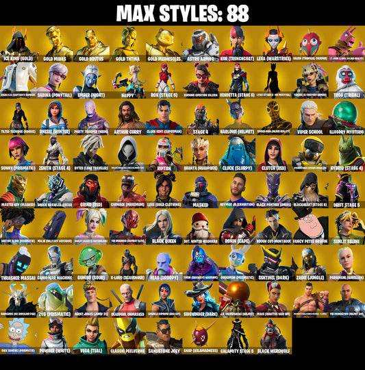 PC/PSN/XBOX |295 skins | OG STW | Travis Scott | Gold Midas | Gold Brutus | Gold TNTina | Gold Meowscles | The Reaper | Elite Agent | #B431