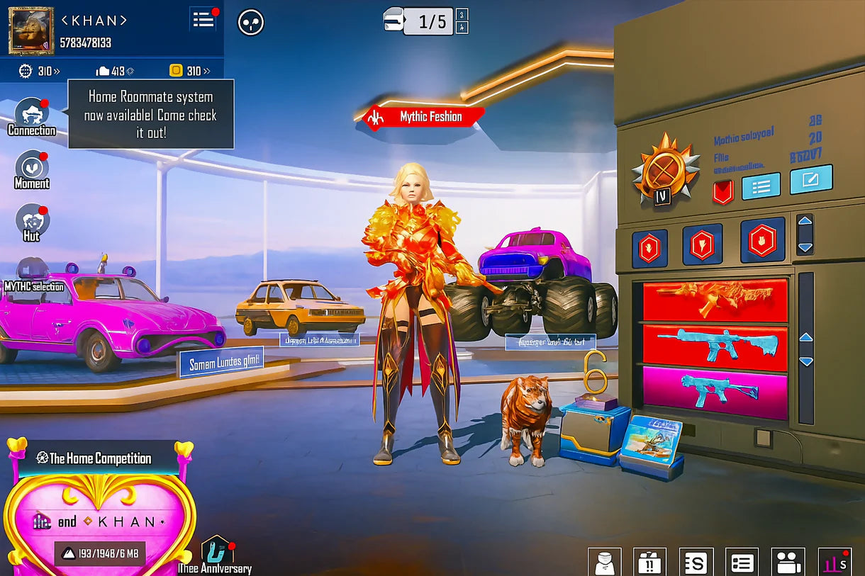 83Mythics | Ignis Xsuit 4 ? | M416 Glacier et AKM Wandering niveau 7 max ? | Ump Glacier 5 | Total de 26 armes améliorées | 2x max - 6x message d'élimination par arme ? | Meilleur Inventroy ✨