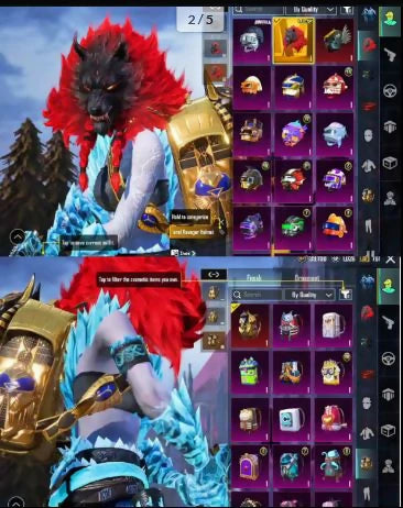 69Mythiques ? | 3 combinaisons X⚡ | Ensemble Momie blanche ? | 2 voitures de sport | 39 laboratoires d'armes lourds | M416 Glacier et AUG Abysal Max ? | AKM Amiral niveau 6 | 8 autres messages d'élimination✨