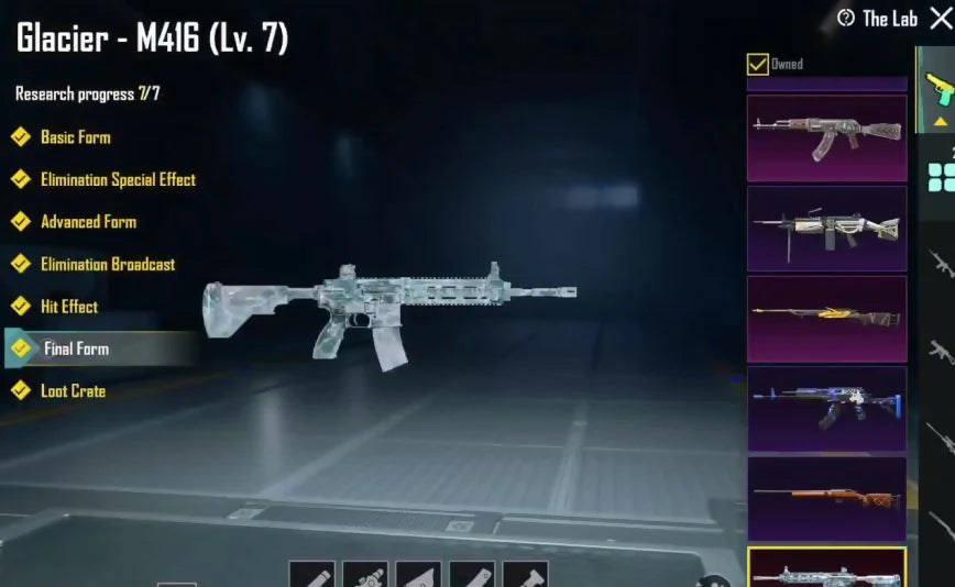 Anukhra Xsuit 2⭐ Ensemble Momie Blanche + Emote M416 Glacier Max Combo M416×AKM×UMP 1x Mythic Lobby Perm 103x Mythiques 8x Mythiques Extra Ensemble Machine