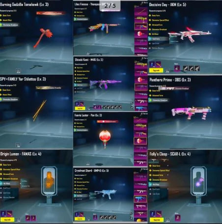 121 Mythiques rares ? | McLaren P1 Volcan ? | Sets Son Goku + Chasseuse de Démons | 2 Conquérants ? | 1 McLaren ? | M416 Glacier Max + 8 autres | Salons rares
