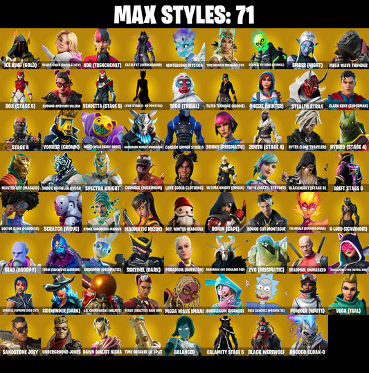 PC/PSN/XBOX |240 skins | Black Knight | Sparkle Specialist | Royale Knight | Blue Squire | The Reaper | Elite Agent | Rogue Agent | #B449