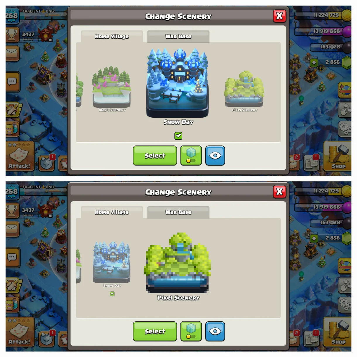 World Rank 1083 ★> Th17 Rare Max Out ★> 28k Legendary Trophy ★> 6 Epic Max Type ★> Max Heros:- 100-100-83-75-50 ★> 1035 Cwl Reward ★> 26 Rare Skins ★> Bh10 Max ★> 3673 War Stars ★> atb 6k+ ★> Safe Guarantee ★> instant delivery