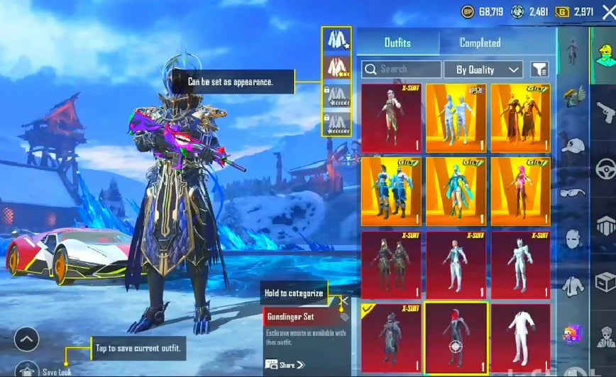 5 combinaisons X : Poséidon 4, Silvanus 2, Anukhra 2, Fiore 1, Avalanche 1, 57 Gunlab, 9 messages d'élimination max. 7, Mythique 129/300, Ultime 5/10, Niveau 85, High Coll 68, Ensembles rares à thème Arctique et Gearbound + Mythiques supplémentaires