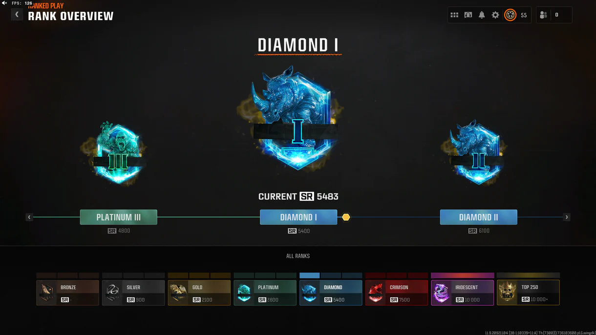 ✔ Diamond 1 Ranked . 5483 SR 】✔ 18 Operators ✔ Full Access ✔ All Info is Changeable ✔ Linkable to STEAM / BNET / PSN / XBOX