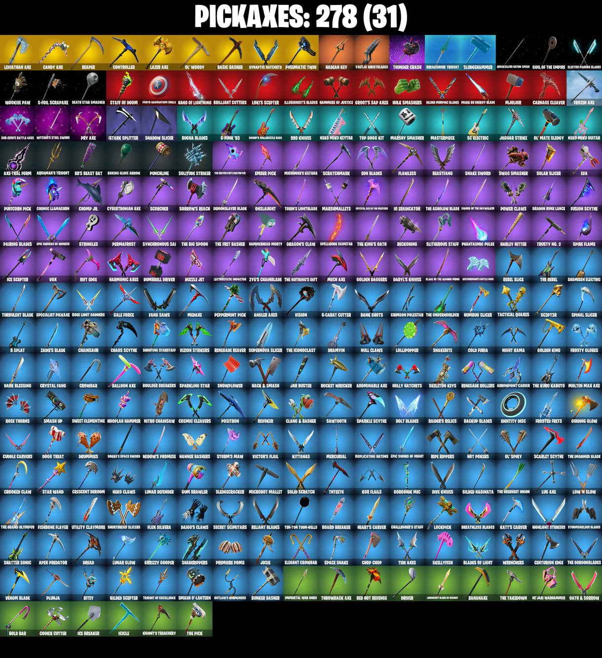 PC/PSN/XBOX | ٣٤٣ جلود | ترافيس سكوت | جولد ميداس | أوميغا (المرحلة ٥) | الحاصد | العميل النخبوي | العميل المارق | قائد الفريق الأزرق | #B429