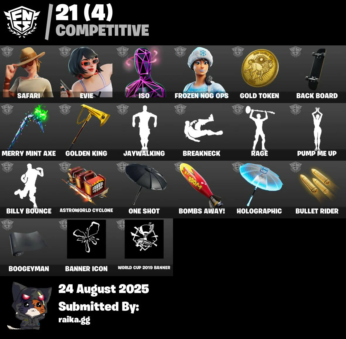 OG Fortnite Account☑️62 Skins☑️Dark Vertex☑️IKONIK☑️Glow☑️Gold Midas☑️Evie☑️Peely☑️Gold Token☑️Merry Mint Axe☑️Billy Bounce☑️Take the Elf☑️One Shot☑️