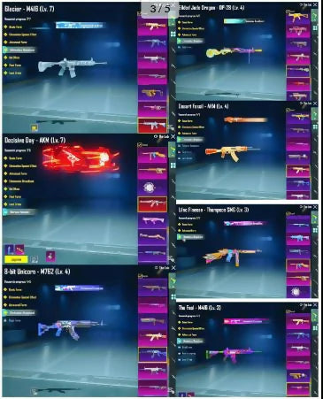 ?127Mythics | Silvanius Xsuit 4? | Casque Inferno de la Momie blanche | 1x Voiture de sport Bugati | 36x Gunlab | M4 et AKM Max | 5x Autres messages d'élimination | Inventaire chargé ✨