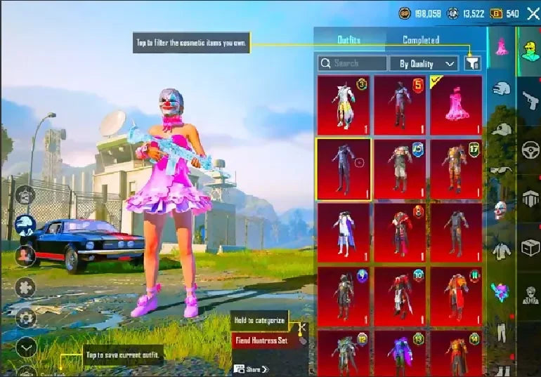 MF 78 ? 22 Gunlab ? 3 Messages d'élimination ? M416 Glacier niv. 6❄️ AKM Amiral de la Mer des Étoiles niv. 5 ? Ensemble Fleur de cerisier ? Ensemble Chasseresse démoniaque