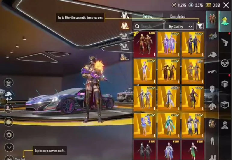 2x Xsuits Ignis Xsuit 5 ? Fiore Xsuit 4 ? 28x Kill Msgs 16x Ultimate Sets 3x Max Guns Glacier + Fool + Cryofrost UMP M416 Counter Open 2x Mummy Sets Mythic Fashion 117/300 Acc Lvl 69 Coll Lvl 66 Elite Collector Extra Demanding Inv