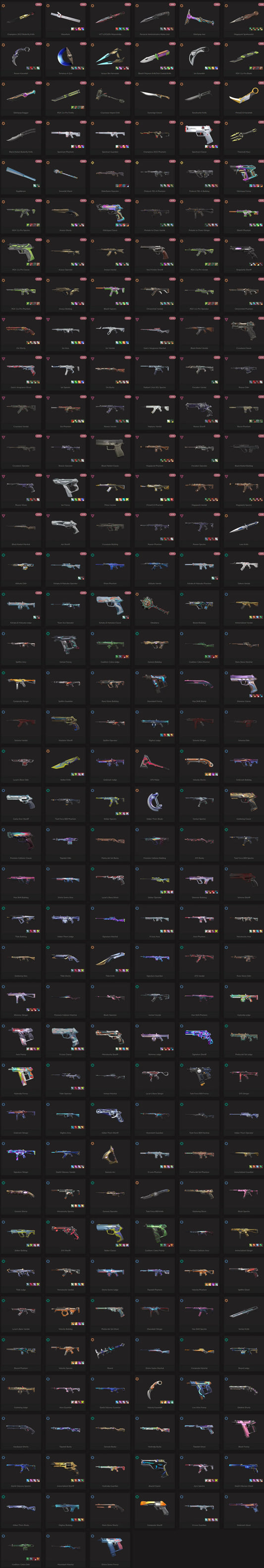 ?✨【 EU/TR 】?✨ EP7 Ascendant - +237 Skins // Champions 2022 Phantom+Reaver Karambit+Ion Vandal+RGX 11z Pro Set+Waveform+Recon Phantom
