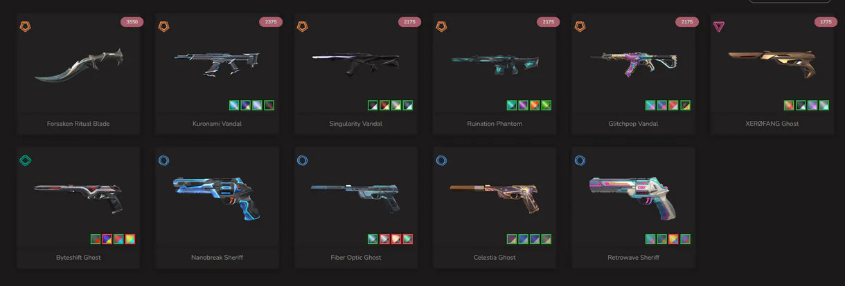 ( EU ) Forsaken Ritual Blade | Kuronami Vandal | Singularity Vandal | Ruination Phantom | Glitchpop Vandal | XERØFANG Ghost | Instant Delivery