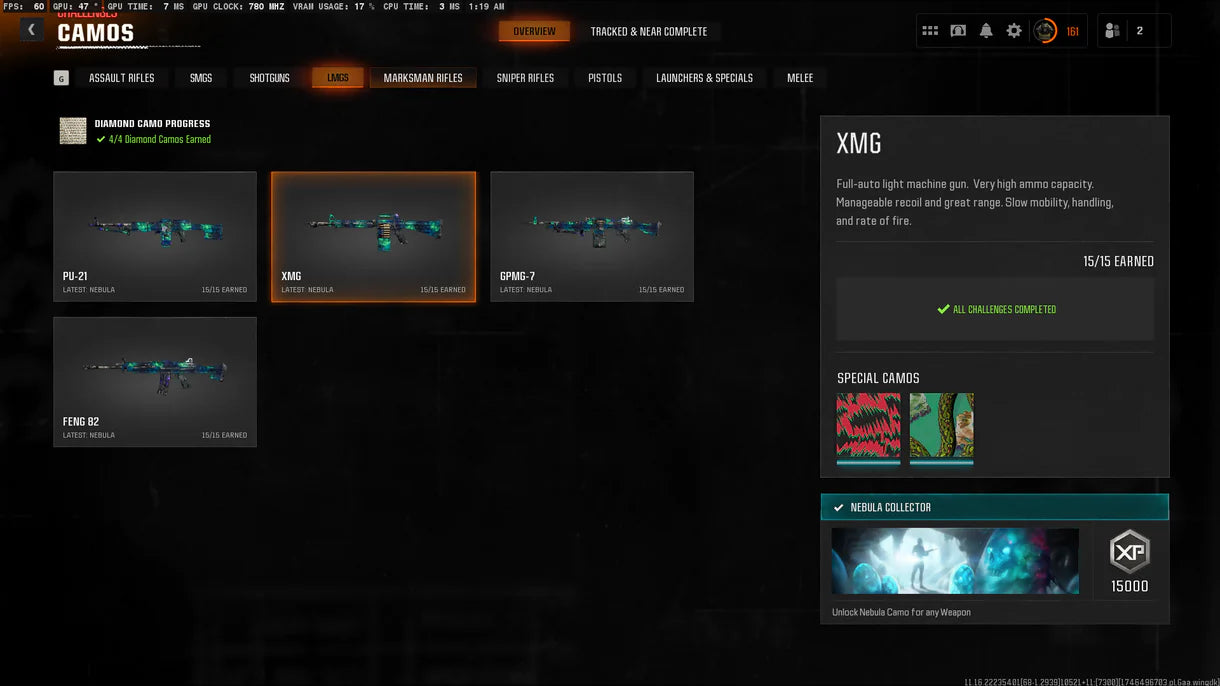 Nebula Hard Unlocked ✅ Prestige Master ⚔ All 525 Zombies Camos Unlocked ✔ Nebula Legit Unlocked on 33 ? 6 Guns Maxed ☄ Linkable to STEAM / BNET / XBOX / PSN #ZB54GB21
