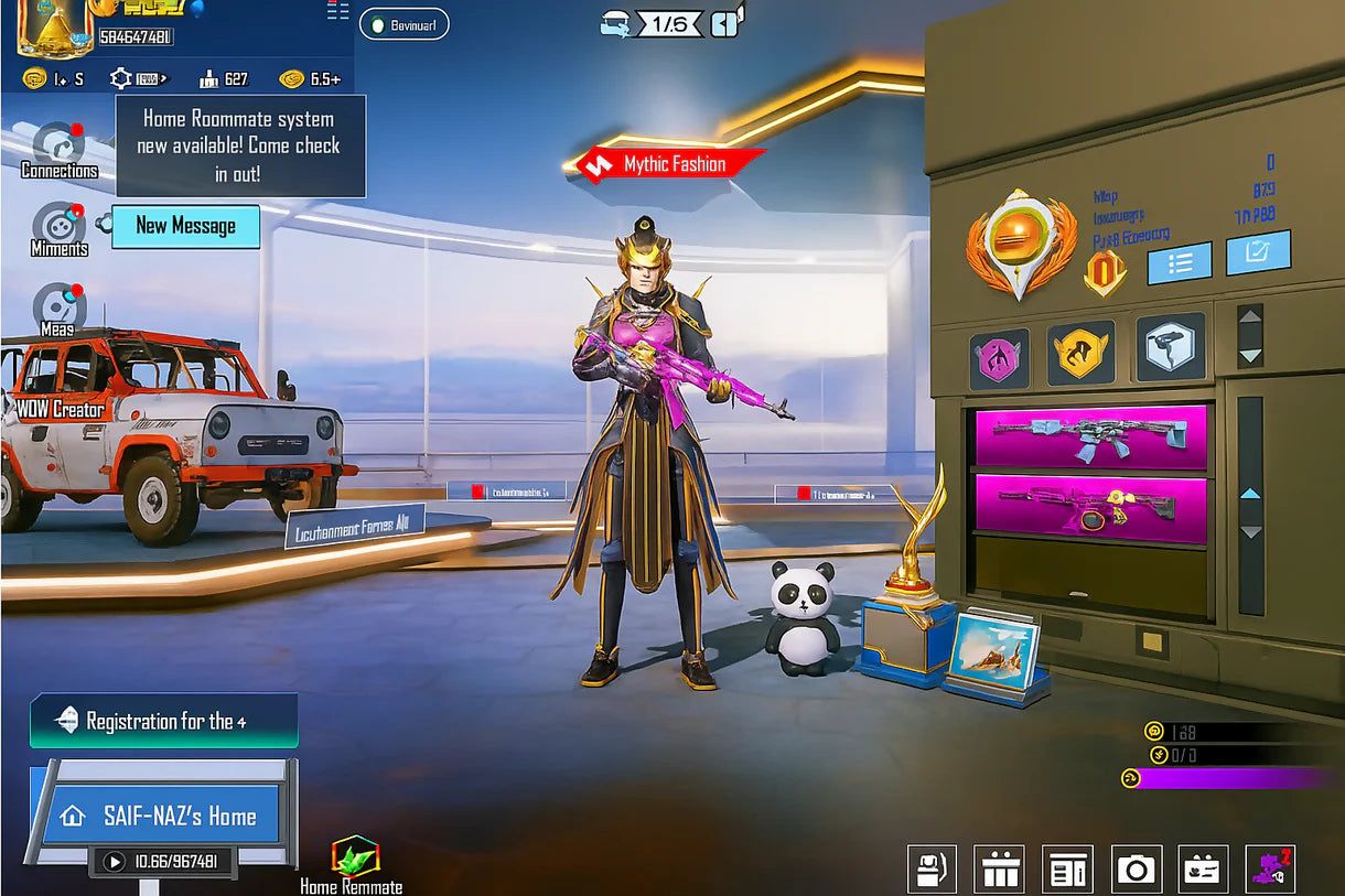 88Mythics | M416 Glacier Lvl 5 | M762 Stray Lvl 4 | Total 15x Upgraded Guns⚡ | 3x Guns Kill Msg? | C5S14 Conqueror? | S12 To Royal Pass Max | Old Inventory✨