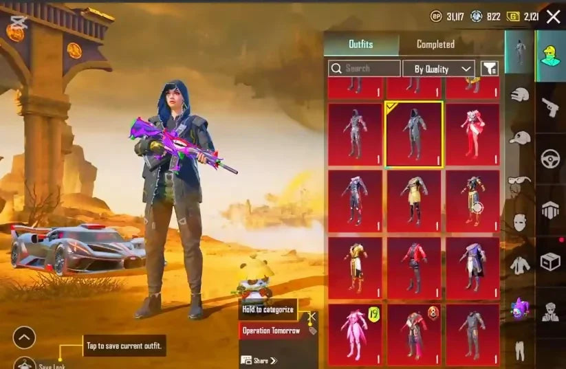 Mode Mythique 135/300 Mode Ultime 03/10 2,37 M Popularité Ensemble Elfe des Forêts Voiture Bugatti 3 emplacements d'armes Combinaison Pharaon Doré 6 ? Iridescence 3 ? Anukhra 2