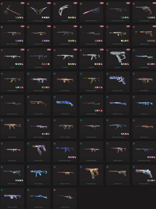 ?✨【 EU/TR】?✨EP8 ACT3 Immo3 516 RR Peak // Neo Frontier Bundle+Ion 2.0 Bundle+Prelude to Chaos Vandal+Primordium Vandal+Reaver Phantom+Ion Vandal+Magepunk Ghost +51 Skins