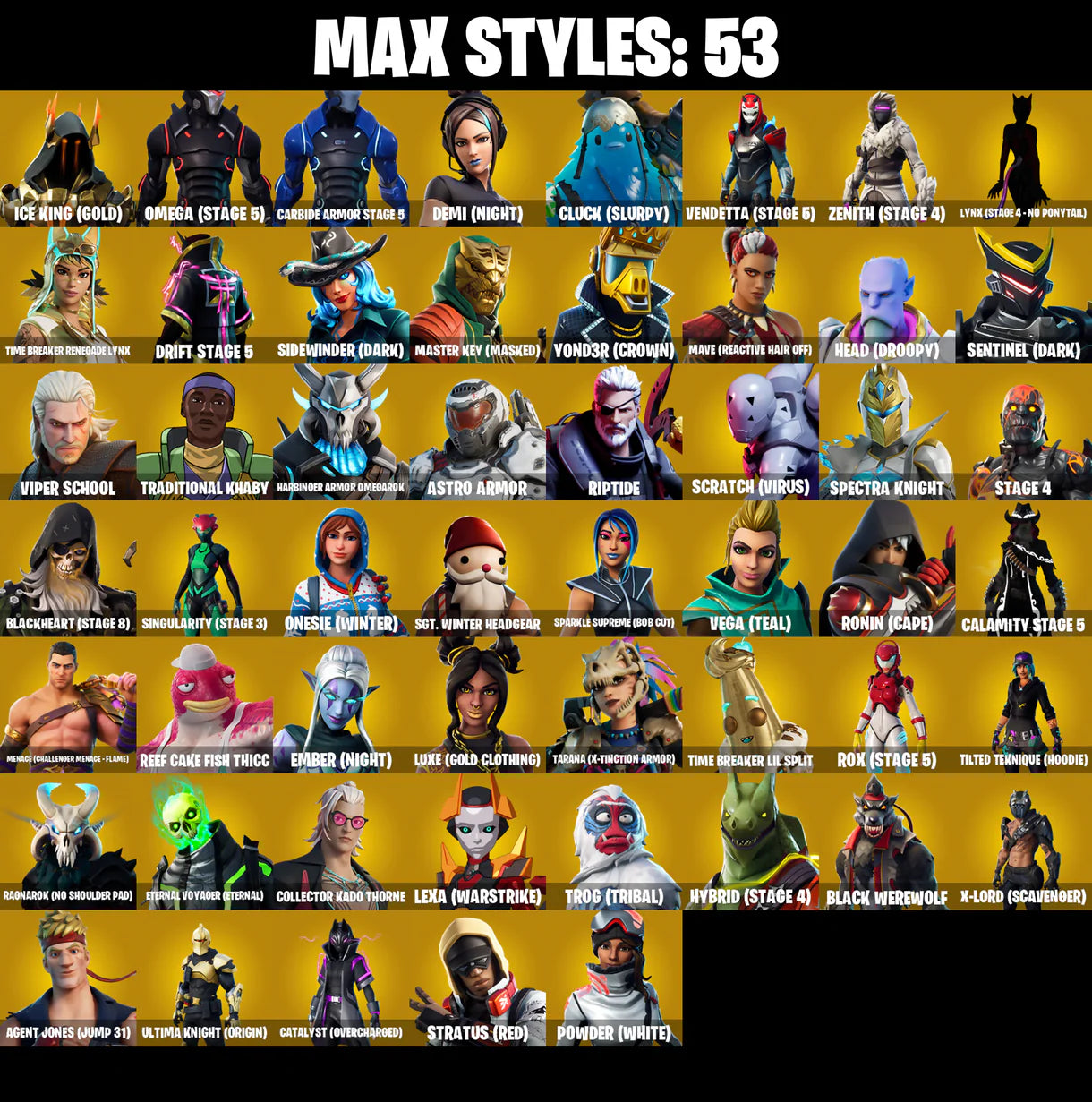 PC/PSN/XBOX |169 skins | OG STW | Omega (stage 5) | The Reaper | Elite Agent | Prodigy | Clutch | Grind | Rust Bucket | Tabulator | Axehammer | #B603