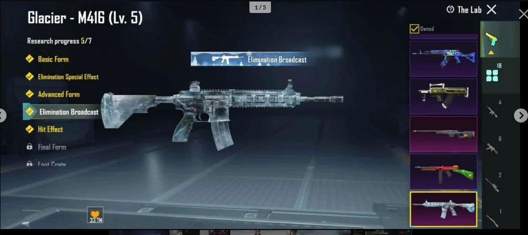 62Mythics | 1x Voiture de sport⚡ | Total de 18 Gunlabs ? | M416 Glacier Niv. 5 | M762 8 bits Niv. 4 | Ump Marine Max | Groza Forest Niv. 3 | Meilleur inventaire et Gunlab✨