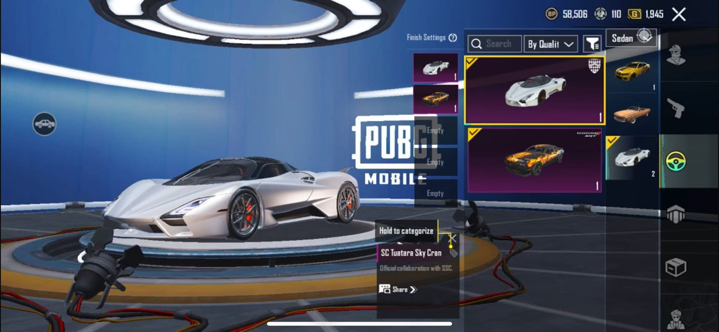 full skin globale accounte in video