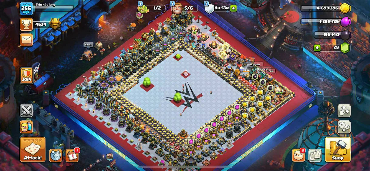 8 Epics Max ⚡ Th17 Max Out ⚡ Heros Max :- 100-100-77-75-50 ⚡ATB-6099 ⚡ 256 Xp ⚡Safe Guarantee ⚡Instant Delivery
