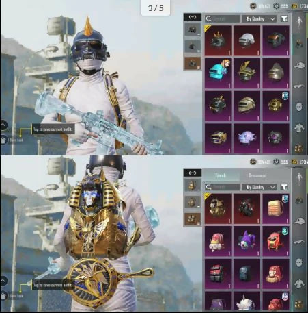 Combinaison Pharoh Max ? | Combinaison Raven et Posidon 5 ? | Casque Inferno x Ensemble Momie ? | 4 voitures - 2 voitures de largage ? | 24 gunlabs | Caisse à butin M416 et AKM | 7 autres messages d'élimination✨