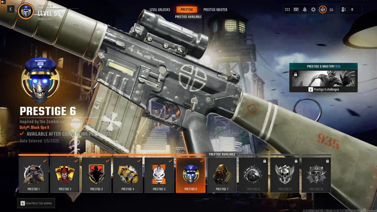 Nebula Hard Unlocked ✅ Prestige 7 ⚔ All 525 Zombies Camos Unlocked ✔ Nebula Legit Unlocked on 33 ? Lots of Guns Maxed ☄ Linkable to STEAM / BNET / XBOX / PSN