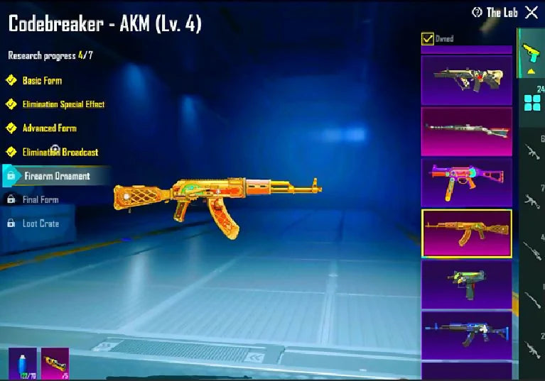 MF 59 Le Fiore Lv 4 Avalanche Lv 1 L'Ignis Lv 1 24x Gun-Lab 1x Max 3x Kill Msg M416 Tidal Embrace Lv 5 AKM Codebreaker Lv 4 UM Evolution Max Ethernal Guardian Set Suave Royal Set Lunahowl Mask Red Blind Pati Rare Hard Inventory