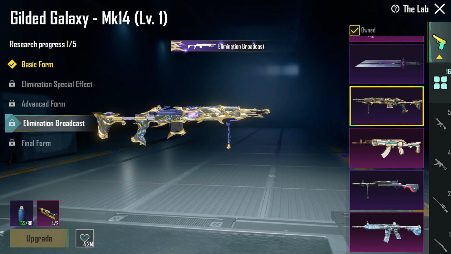 โจ RARE โจ ๐ Lvl 77 ๐ซ M416 Glacier Near Maxx (Lvl 6) ๐ฅ 16x GunLab ๐ 7 Kill Messages ๐ฃ Gernade Molee ๐ฅ Rare Emotes ๐ญ Mythics ๐ Helmets ๐ช Backpacks