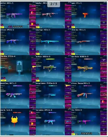129 Mythiques⚡ | Cheveux Mythiques Jaunes ? | Combinaison Anukhra Xsuit 3 ? | Ensemble Momie Blanche | 43 Gunlab ? | M416 Shiobi 5 + 20 Kill Msg | Inventaire, Gunlab et Mythiques chargés ✨