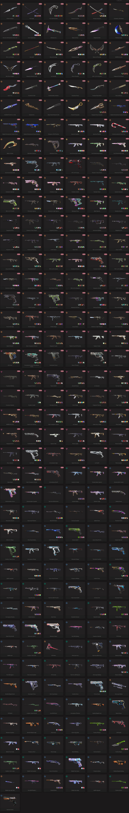 ?✨ ʕ•͡-•ʔ【EU/TR】ʕ•͡-•ʔ ?✨Diamond 3 150 Premium INSANE ACC / Champions 2024 Set+VCT 2025 Karambit+RGX 2.0 Set+Kuronami Vandal +280 Skins