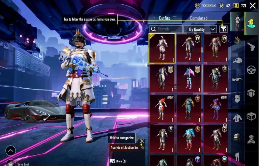 2x Xsuits Silvanus Xsuit 3⭐ Ignis Xsuit 1⭐ Glacier Trio Casque Inferno Cadre Blood Raven Lobby Chromacat sournois Profil mythique MF 100/300 UF 5/30 Niveau de compte 76 Niveau de collection 64 Inventaire chargé Compte exigeant