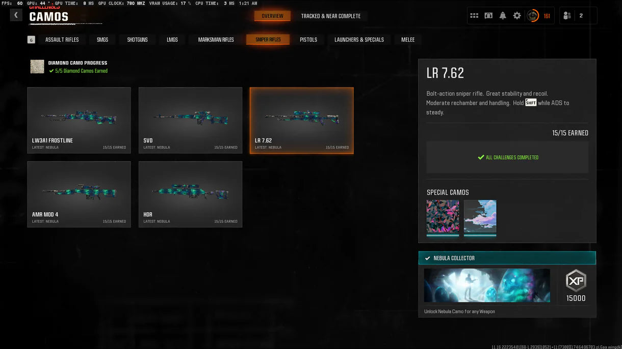 Nebula Hard Unlocked ✅ Prestige Master ⚔ All 525 Zombies Camos Unlocked ✔ Nebula Legit Unlocked on 33 ? 6 Guns Maxed ☄ Linkable to STEAM / BNET / XBOX / PSN #ZB54GB21