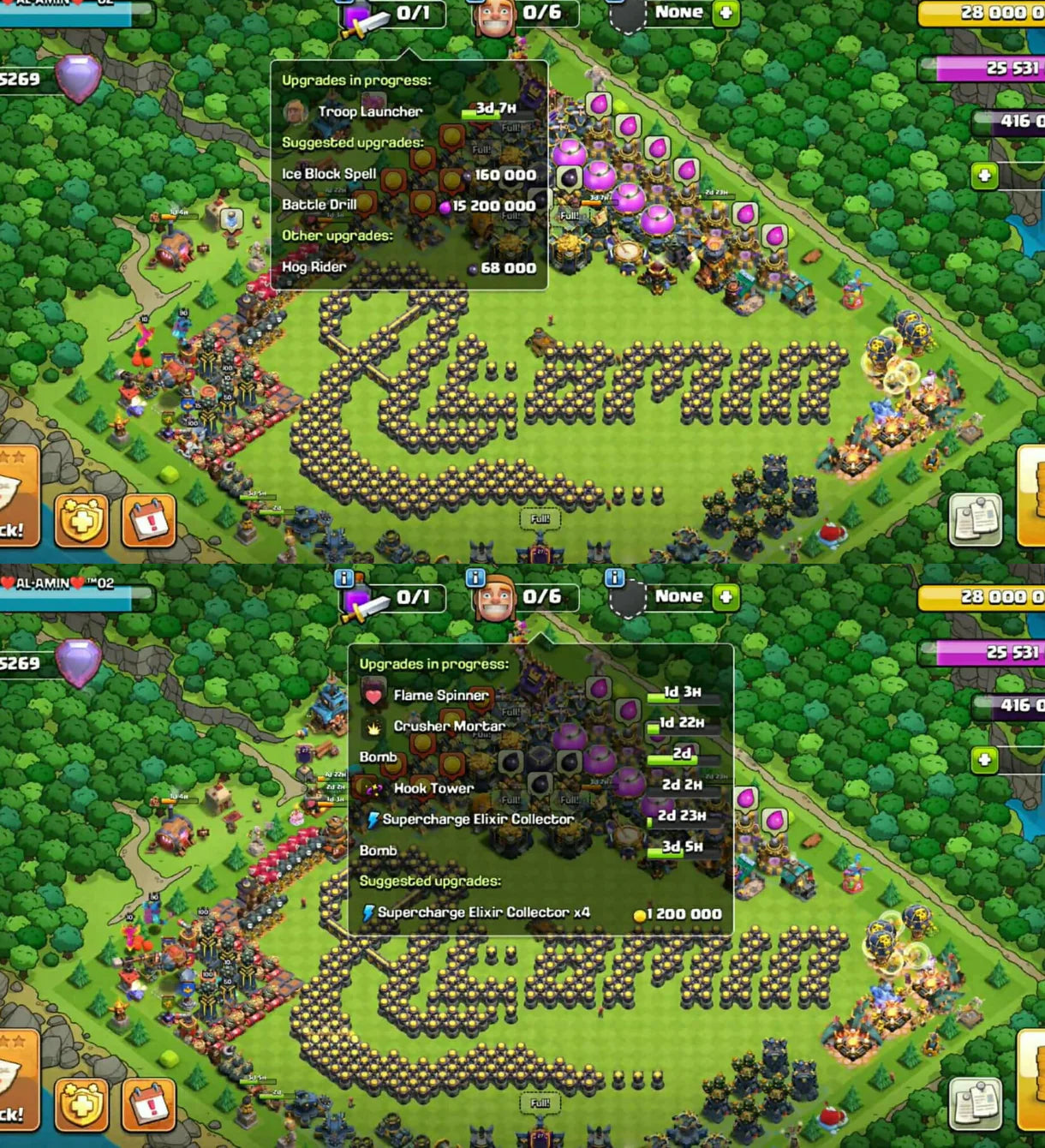 9 Epic Max➤Free Rename➤TH17 100% Maxed➤Heros:All Maxed ➤Good ATB:6.1K➤Collection of Epic➤13 Heros Skins➤Safe and INSTANT DELIVERY#A