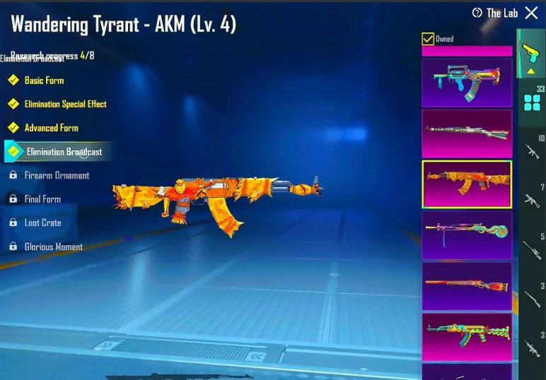 2x Xsuits 134/300 Mode Mythique 33x Gunlabs 4x Max 8x Kill Msg Combo M416 x AKM x UMP M416 Glacier Max UMP Cryfrost Max AKM Wandering Trnt Lv4 Mythiques
