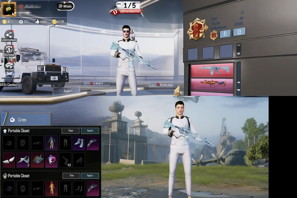 Ensemble Commandant blanc et Pompier ? | 131 Mythiques | Combinaison Ignis X2 ? | Combinaison Gladria X2 ? | 38 Gunlab ? | M416 Glacier Max | Abysal Aug. Niv. 6 | 17 autres messages d'élimination ✨