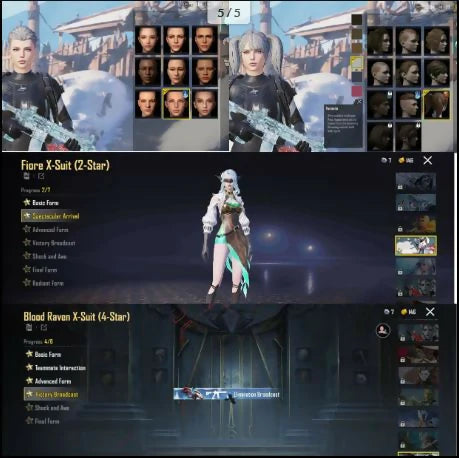 156 objets mythiques les plus rares ? | Casque Inferno | Combinaison Raven X-4 ? | 35 armes améliorées | M416 Glacier Max | 15 messages d'élimination supplémentaires | 1 voiture de sport | Niveau de collection 70,8✨