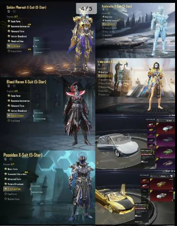 Combinaison Pharoh Max ? | Combinaison Raven et Posidon 5 ? | Casque Inferno x Ensemble Momie ? | 4 voitures - 2 voitures de largage ? | 24 gunlabs | Caisse à butin M416 et AKM | 7 autres messages d'élimination✨