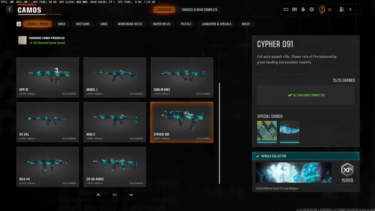 Nebula Hard Unlocked ✅ Prestige Master ⚔ All 525 Zombies Camos Unlocked ✔ Nebula Legit Unlocked on 33 ? 6 Guns Maxed ☄ Linkable to STEAM / BNET / XBOX / PSN #ZB54GB21