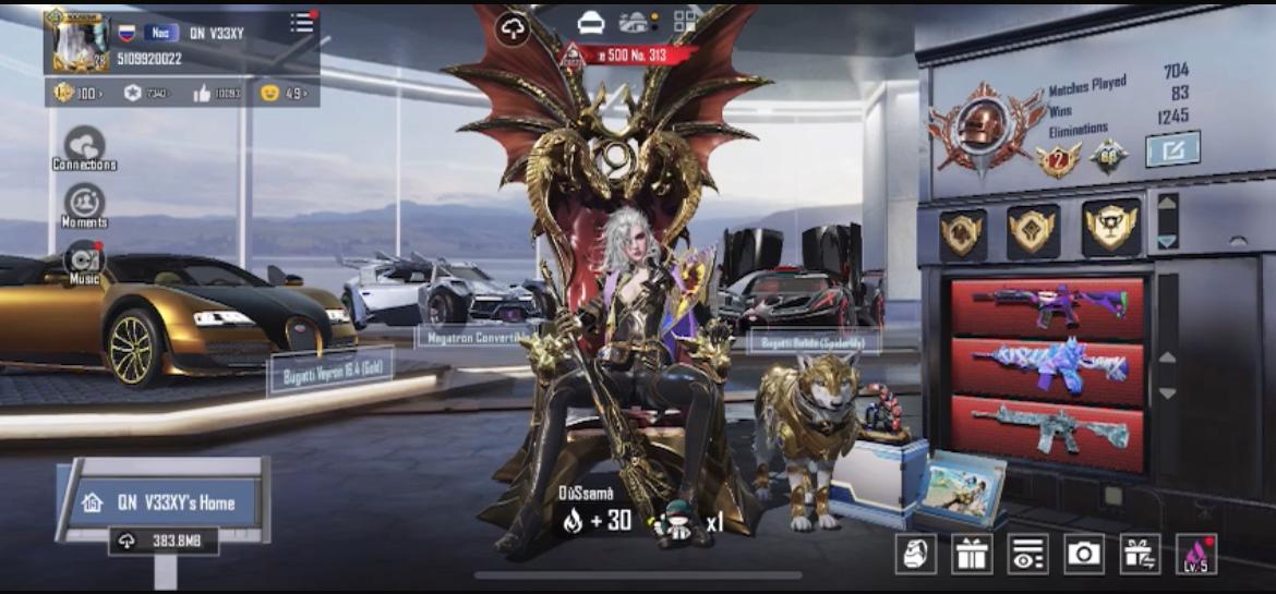 TOP 500 ULTIMATE ROYAL 🔥🔥full skine