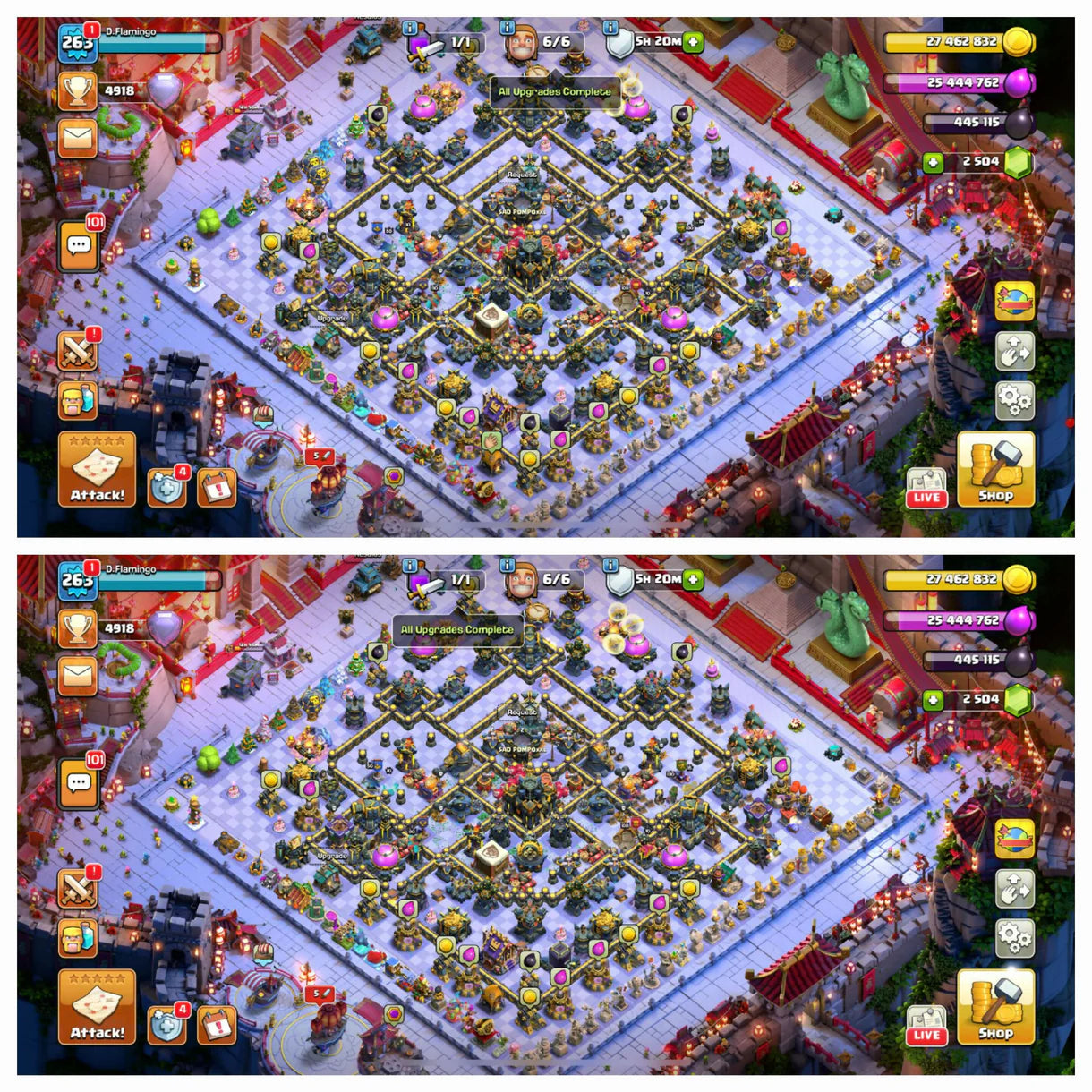 SNAKE LEGENDARY SCENERY ⚡ TH17 200% MAX ⚡ NOTHING LEFT ⚡ Heros:-100-100-75-75-50 ⚡ Name Change yes ⚡6 Epics Max ⚡ Safe ⚡ Instant Delivery