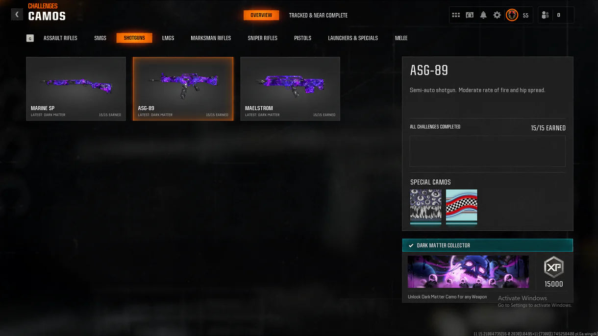 【 Dark Matter + Prestige 4】 ⚔ All Multiplayer Camos Unlocked ✨ Prestige 4 Ready ⚡ Dark Matter Legit Unlocked on 33 Black Ops 6 Guns ☄ Linkable to STEAM / BNET / XBOX / PSN