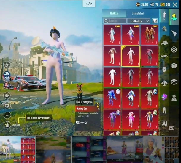 ?127Mythics | Silvanius Xsuit 4? | Casque Inferno de la Momie blanche | 1x Voiture de sport Bugati | 36x Gunlab | M4 et AKM Max | 5x Autres messages d'élimination | Inventaire chargé ✨